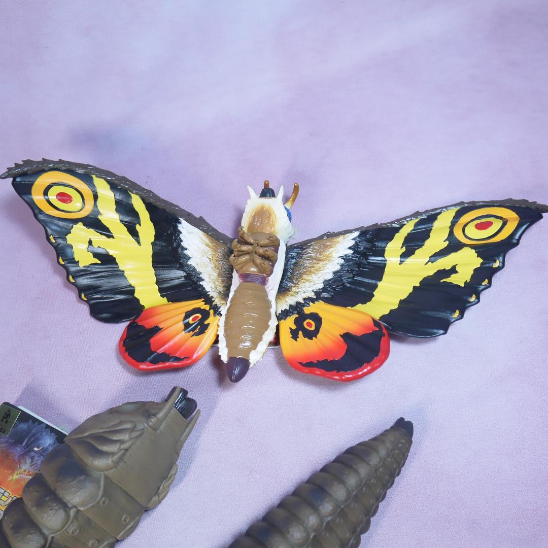 ムービーモンスターシリーズ モスラ2004 成虫＋幼虫オス＋幼虫メス