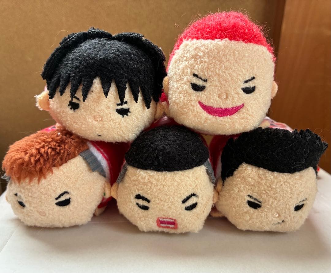 ジャンプ展　スラムダンク　お手玉　ぬいぐるみ5体セット　コンプ
