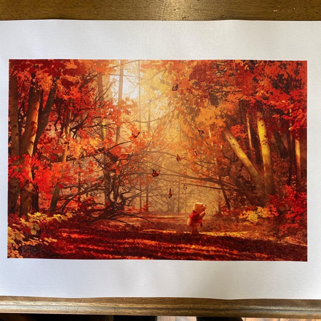 ピーター エレンショウ くまのプーさん 7枚セット紅葉 ディズニー