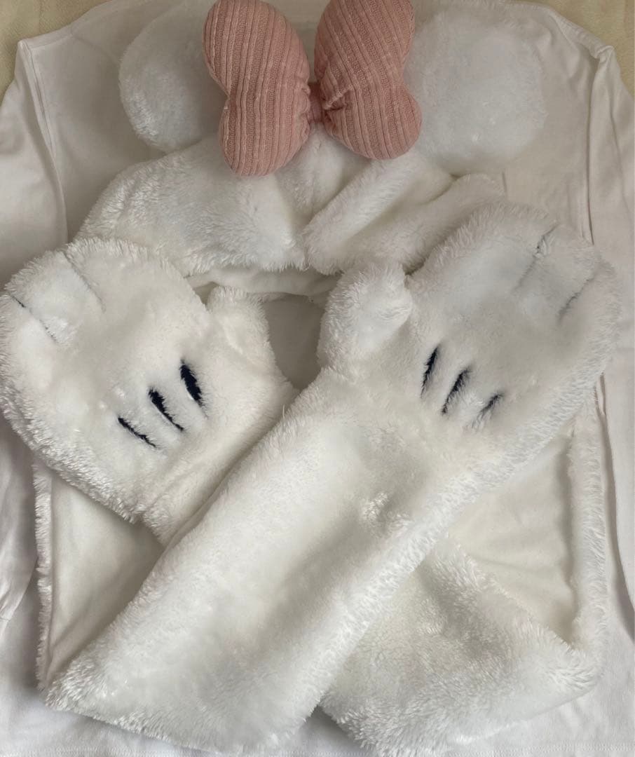 ミニーちゃん ミニー マフラー ファンキャップ ディズニー ミニー