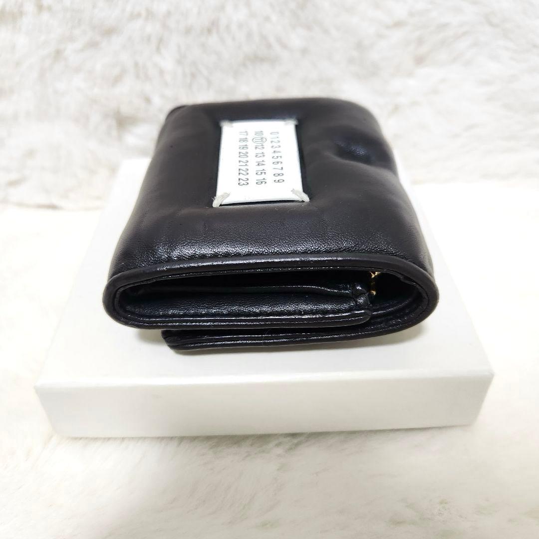 ✨極美品　正規品✨マルジェラ　三つ折り　グラムスラム　カレンダー　ステッチ　黒