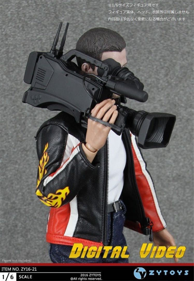 ZY-TOYS 1/6フィギュア用 TVカメラミニチュアセット ZY16-21