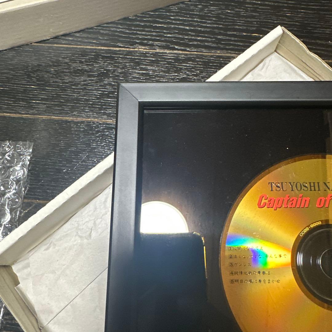 新品未使用 長渕剛 ゴールドディスク 当時品 公式グッズ