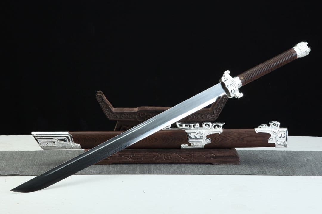 1059-武具 刀装具 日本刀　模造刀 居合刀 武士道 武蔵 鑑賞用 手鍛造打