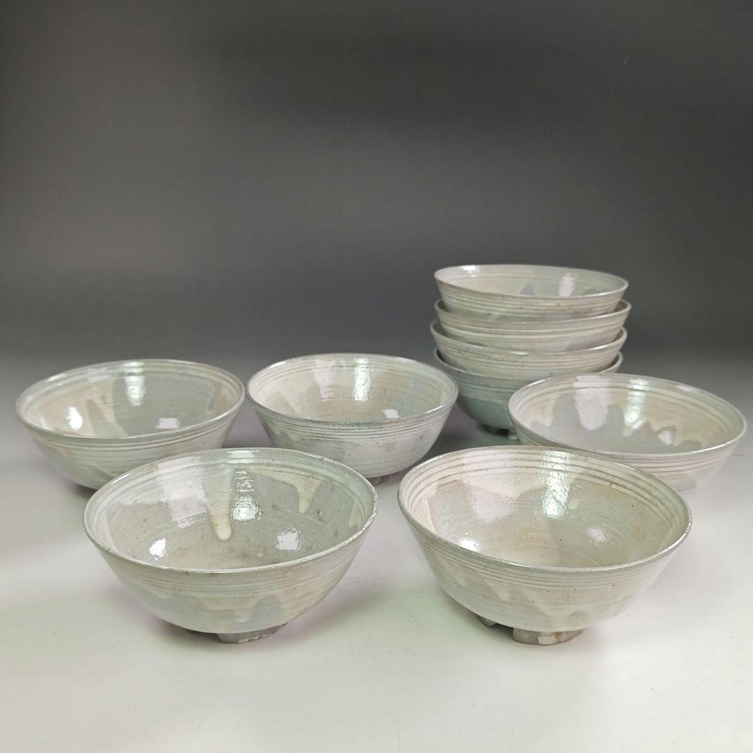 茶道具 抹茶茶碗 萩焼 泉流山窯 楽型 小茶碗 ウ289 数茶碗『楽山窯造