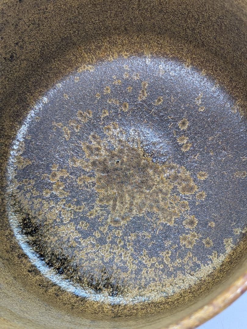 日展評議員 谷口良三 黄泑茶盌 共箱共布栞 抹茶碗 抹茶茶碗 茶道具 茶器 京焼