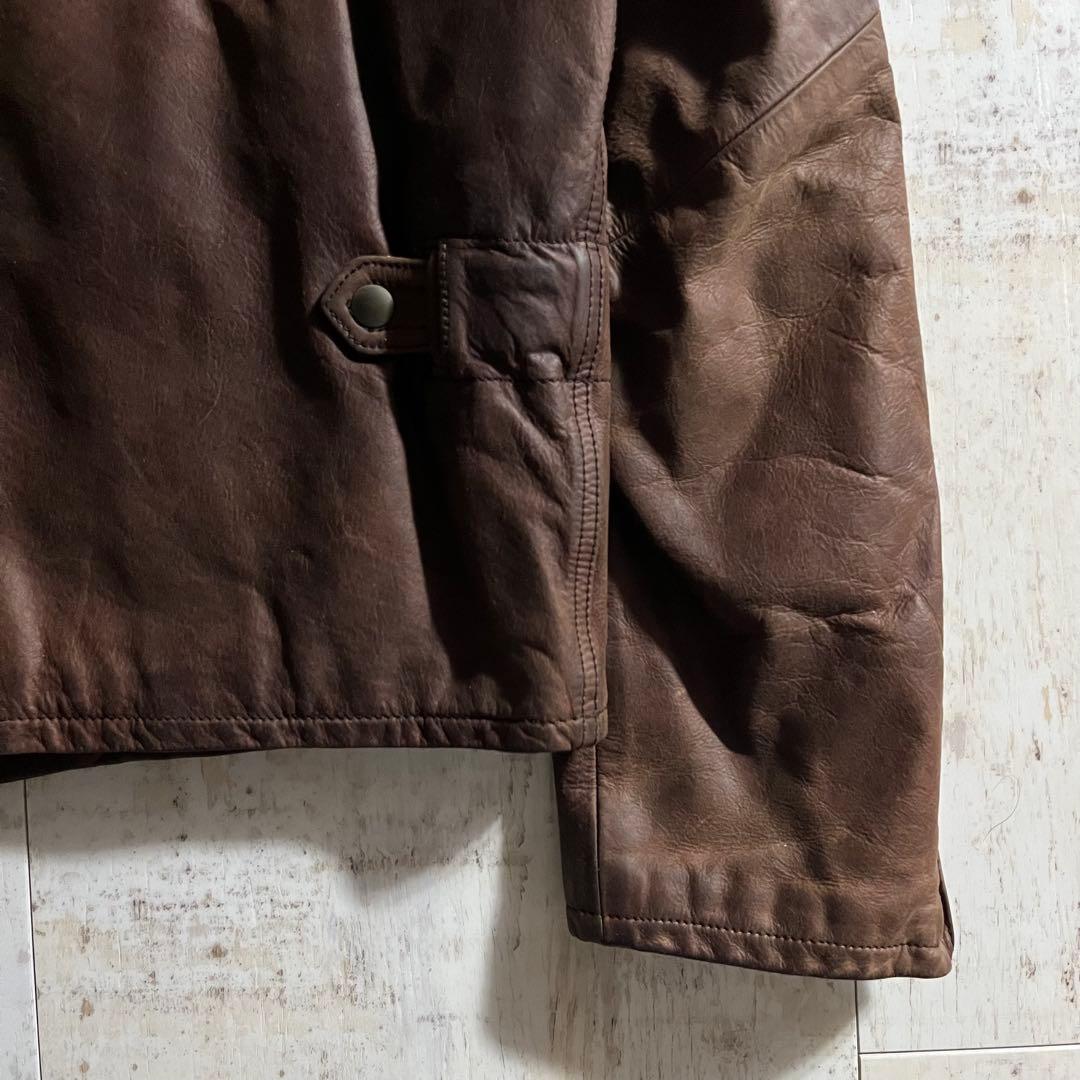 dezert デザート イタリア製 本革 皮革 レザー ライダース ジャケット