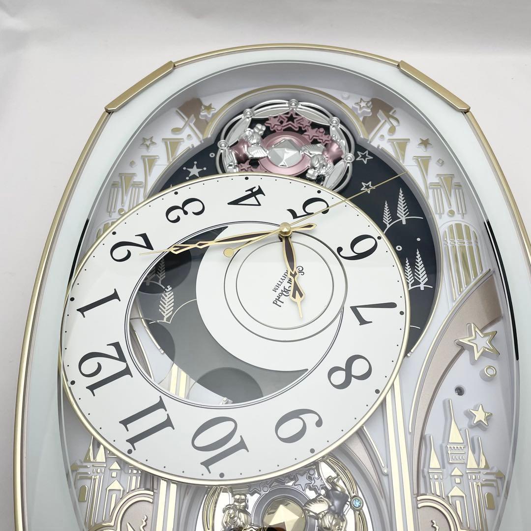 【極美品】スモールワールド 電波からくり掛時計 4MN551RH03