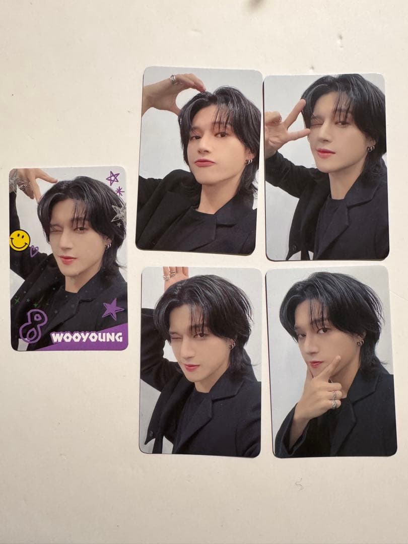 ATEEZ ウヨン ペンミ ラントレ トレカ 5種 コンプ - メルカリ