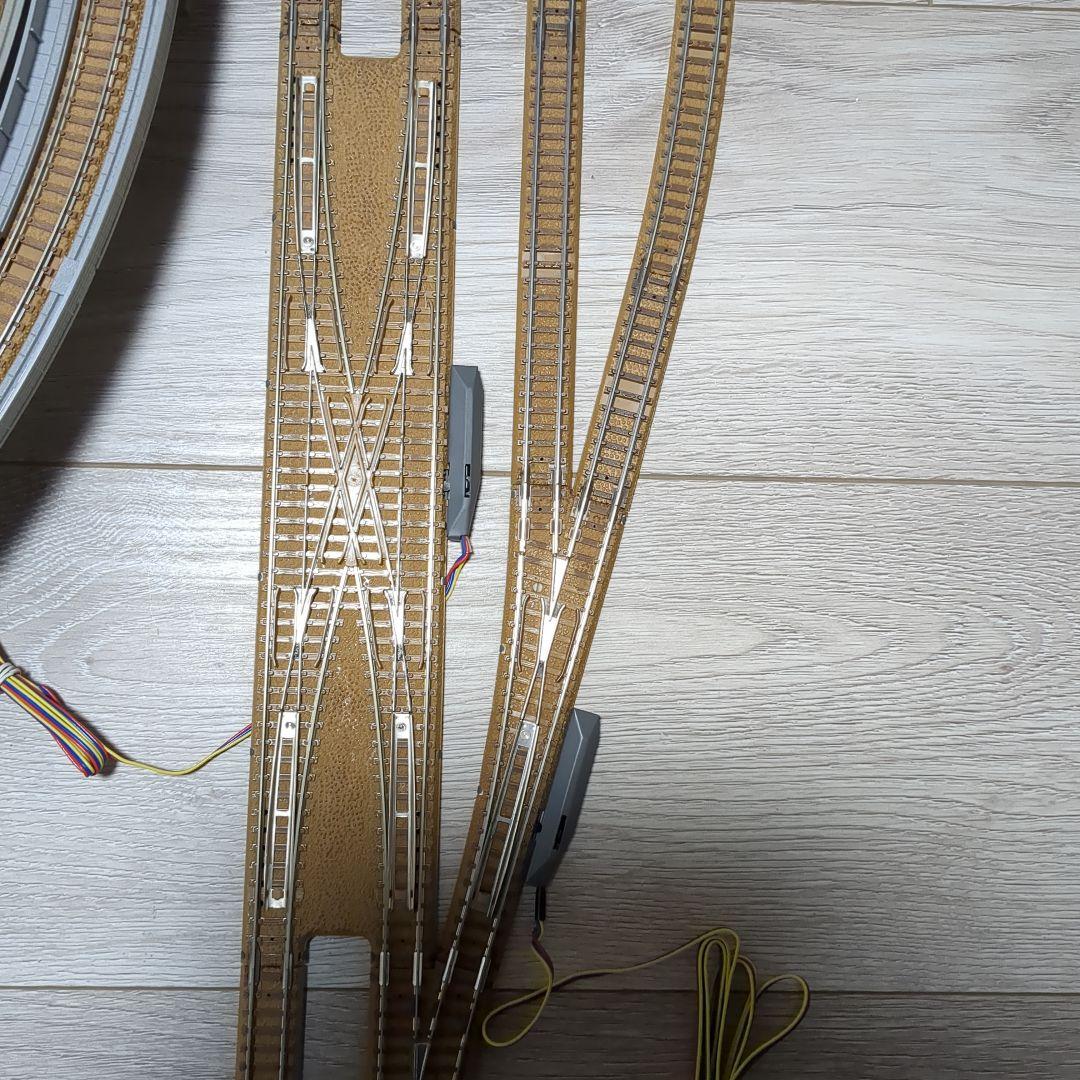 値下 TOMIX 複線立体交差 ポイントレールセット 機関車庫付