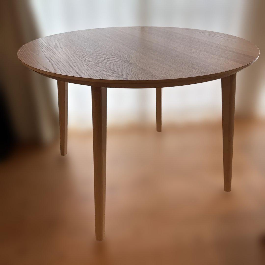 美品 IKEA リーサボー 丸テーブル ダイニングテーブル LISABO 105