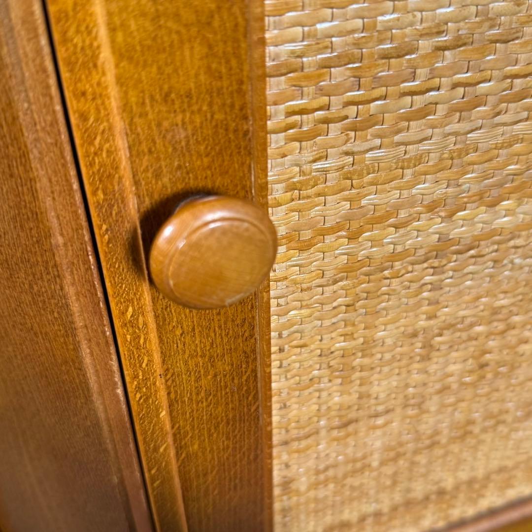 HR643 オールドカリモク 電話台 コンソール 三角コーナーラック - メルカリ