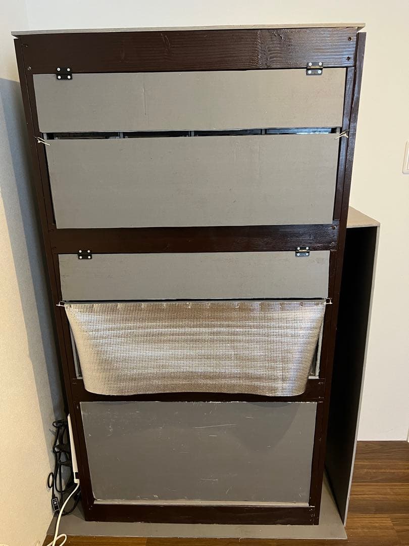 引取り限定】オーバーフロー水槽 3段 （90cm×40cm×164cm）セット