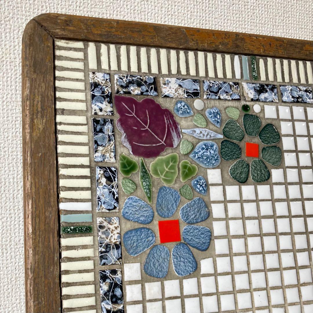 レトロ ストーブ台 木枠 タイル張り 古民家 薪ストーブ レトロポップ 白系