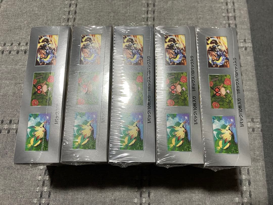 ポケモンカードゲーム テラスタルフェスex シュリンク付き　5BOX