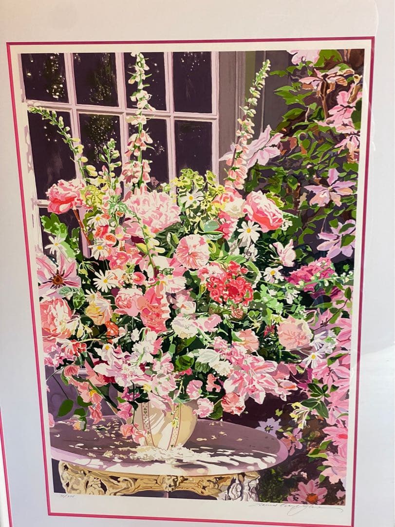 デビット・ロイド・グローバー リトグラフ カントリーガーデン 絵画