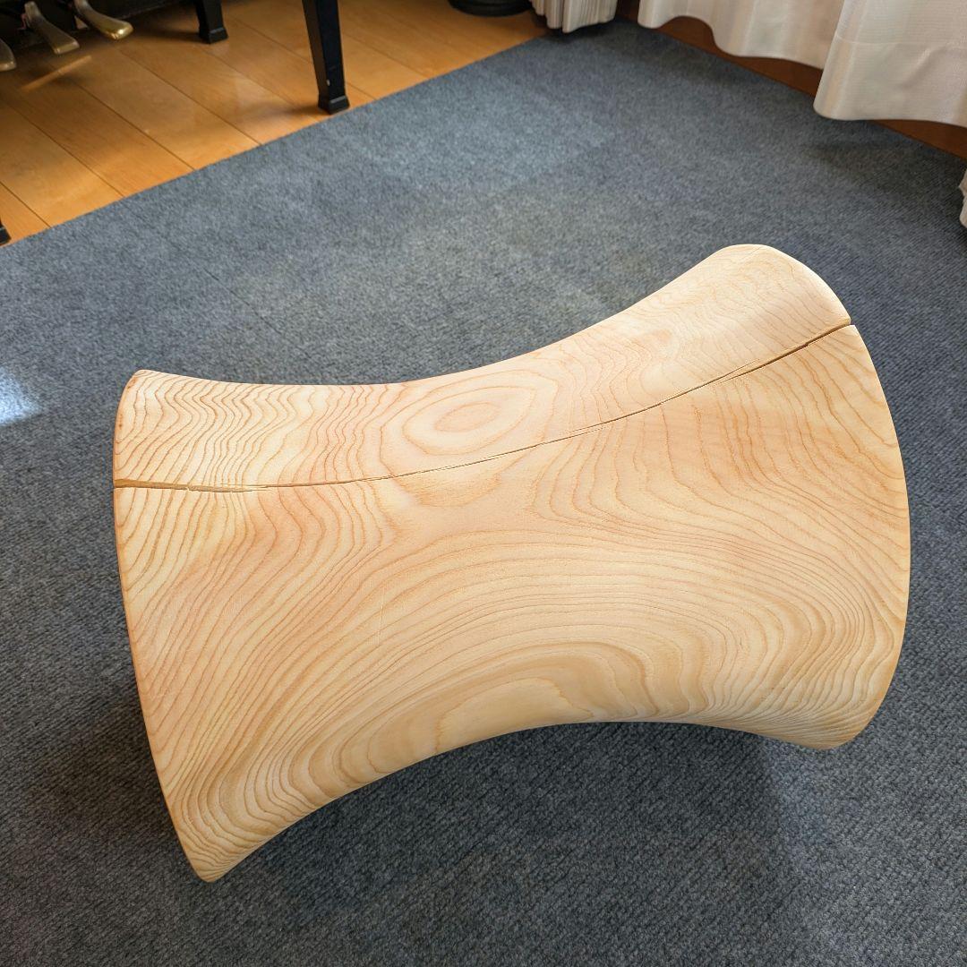 outdoorman　檜⑤　丸太　椅子　スツール　高さ約40㎝