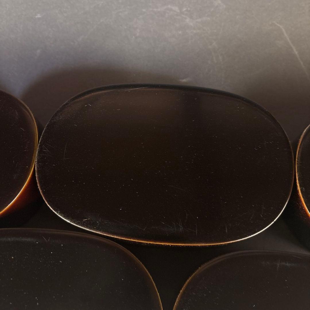 輪島塗　小判弁当箱　5点