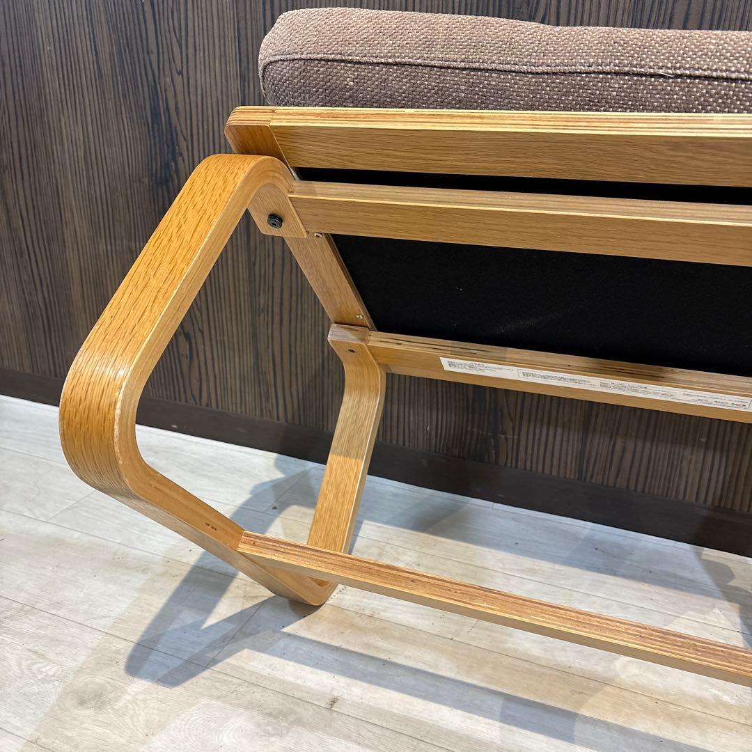 無印良品 リビングでもダイニングでもつかえるベンチ・2 オーク材 オットマン