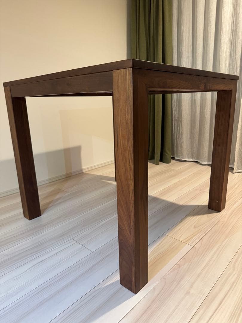 ✨一時的大値下げ✨ ダイニングテーブル ウォルナット 縦80横80高さ70