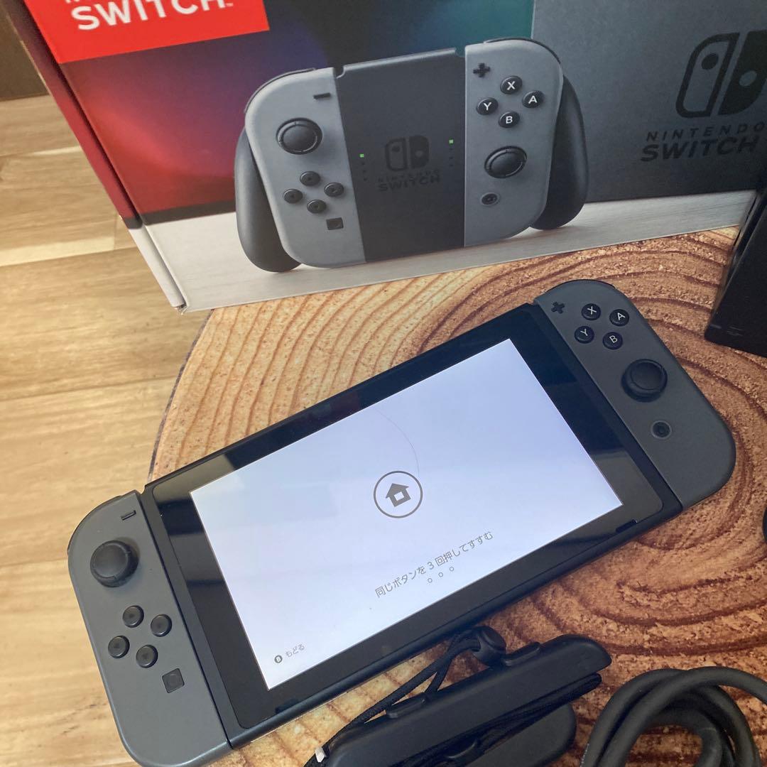 Nintendo Switch ニンテンドースイッチ本体　グレー ③