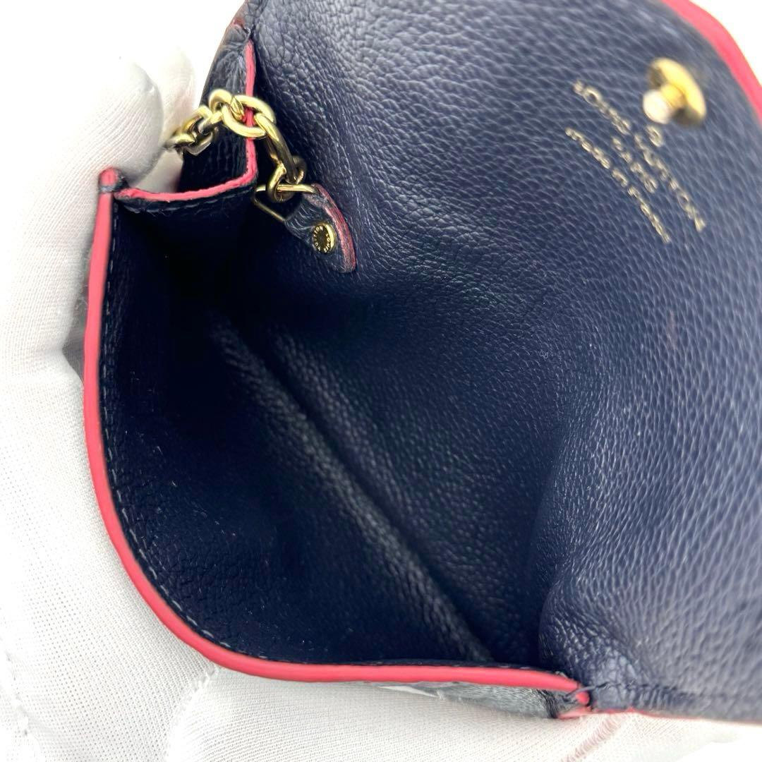 ルイヴィトン ポシェット クレ モノグラム アンプラント マリーヌルージュ