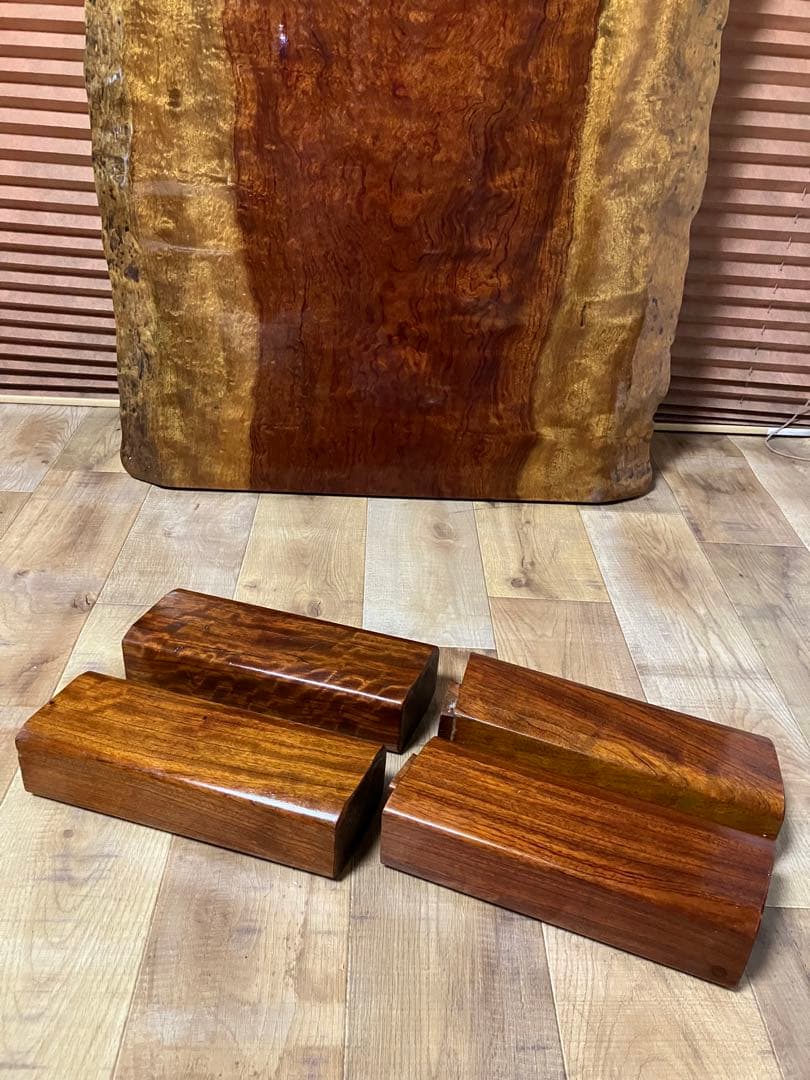 ブビンガ 1枚板 座卓 希少！