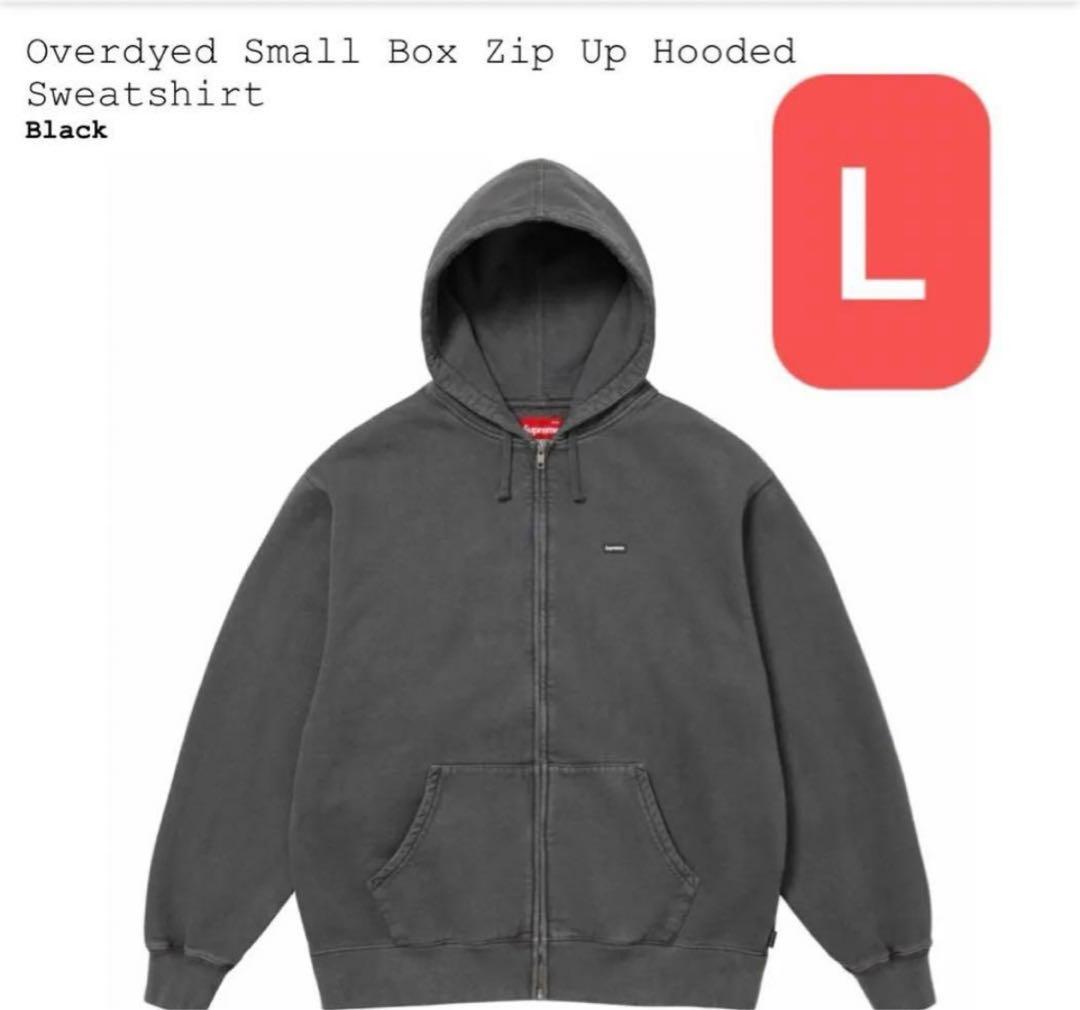 トップス Supreme Overdyed Small Box Zip Up Hoodie