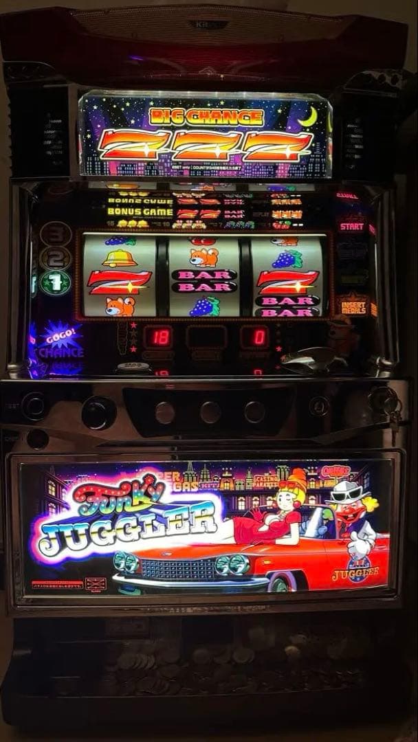 ファンキージャグラー5号機 ファンキージャグラー 5号機 コイン不要機