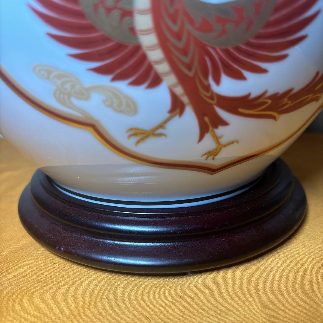 OKURA 大倉陶園 四神之内 朱雀 限定版 フランクリン 高級磁器 花瓶