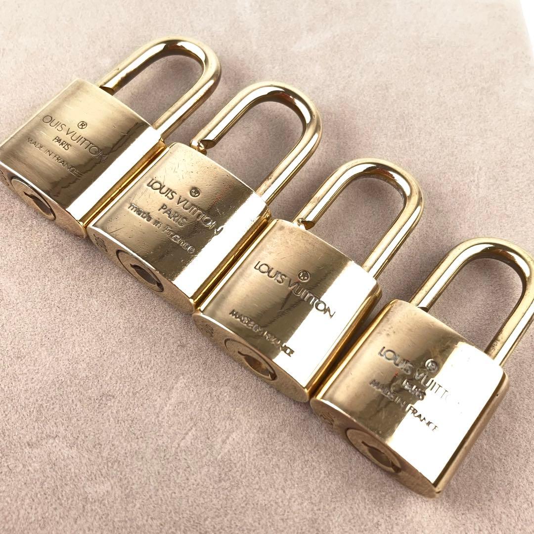 ルイヴィトン パドロック No.306のみ 4個まとめて 南京錠 カデナ