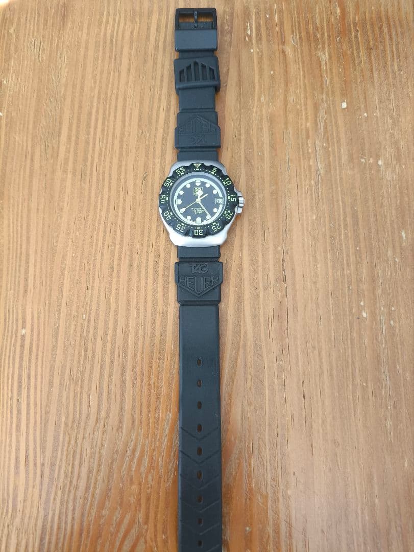 タグホイヤー 376.513 FORMULA1 ブラック イエロー 稼働品