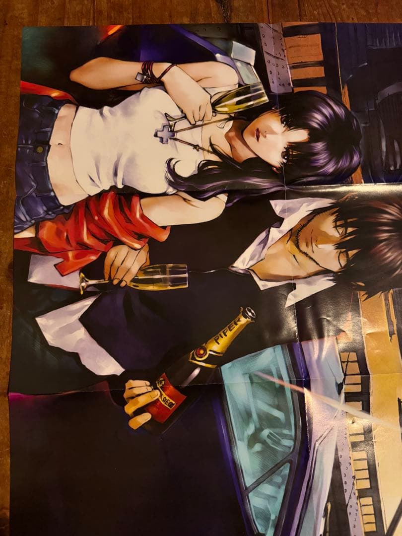 エヴァンゲリオン 葛城ミサト 加持リョウジ 貞本義行 B2ポスター 綾波