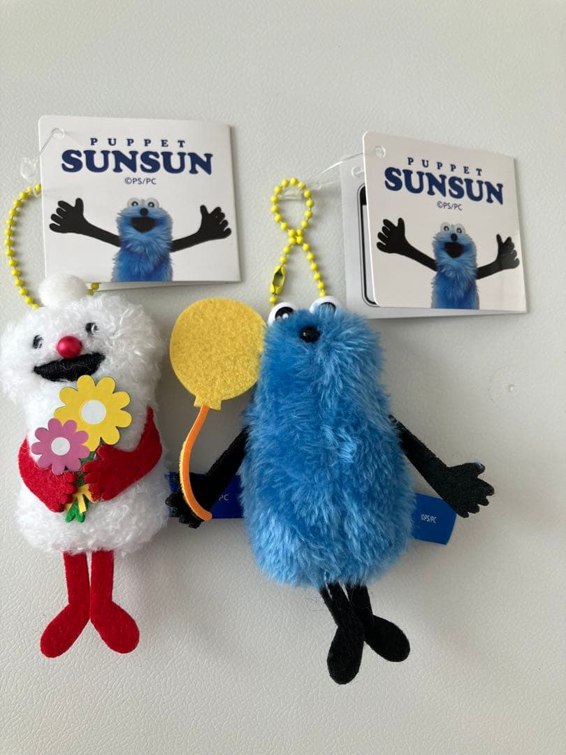 パペットスンスン ノンノン ぬいぐるみ マスコット キーホルダー