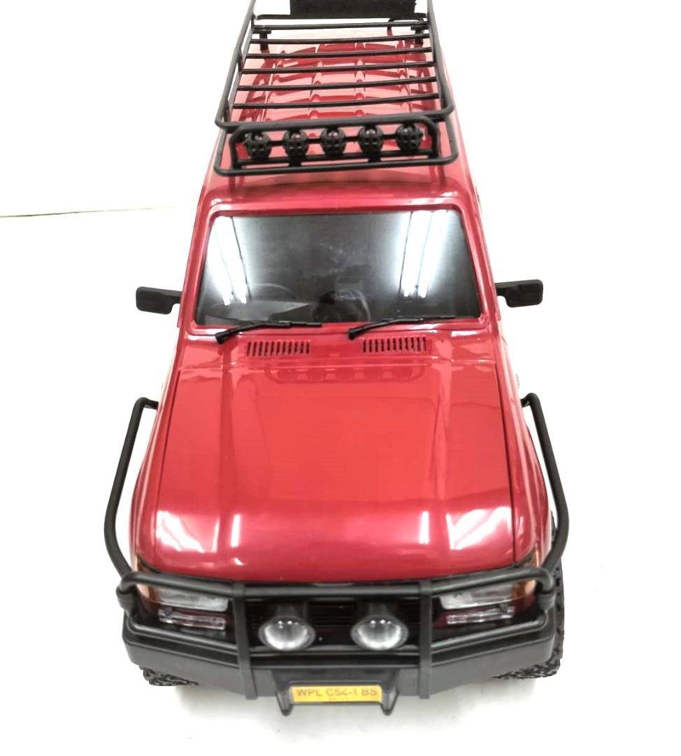 1/16サイズ　４WD　オフロードカーラジコン　WPL　C54-1レッド