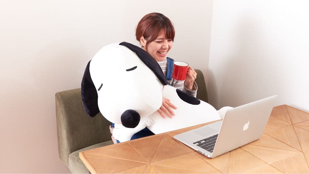 新品未使用】すやすやフレンド おうちでリラックス スヌーピー 特大