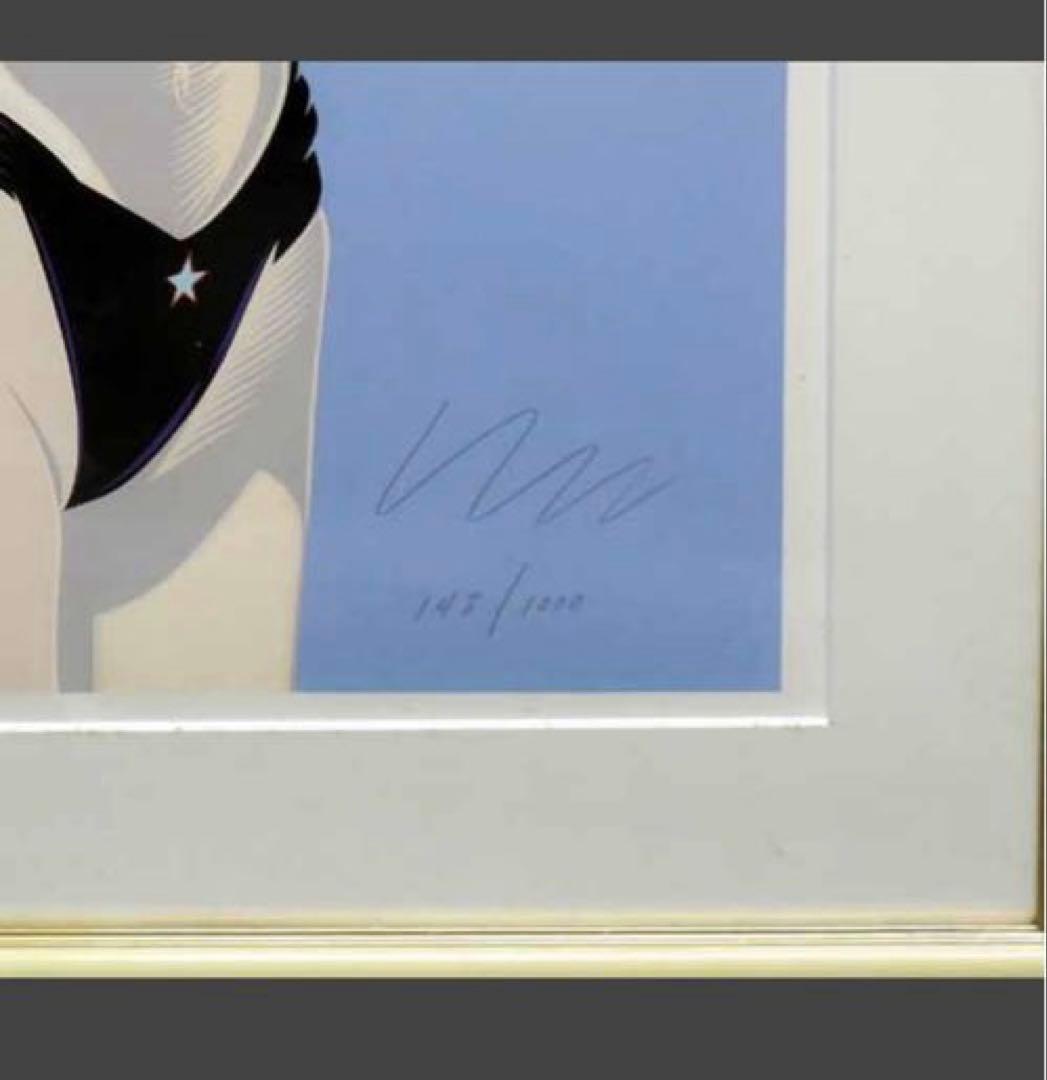 ロバート　ブルー 中山美穂　Mind Game シルクスクリーン　マインドゲーム