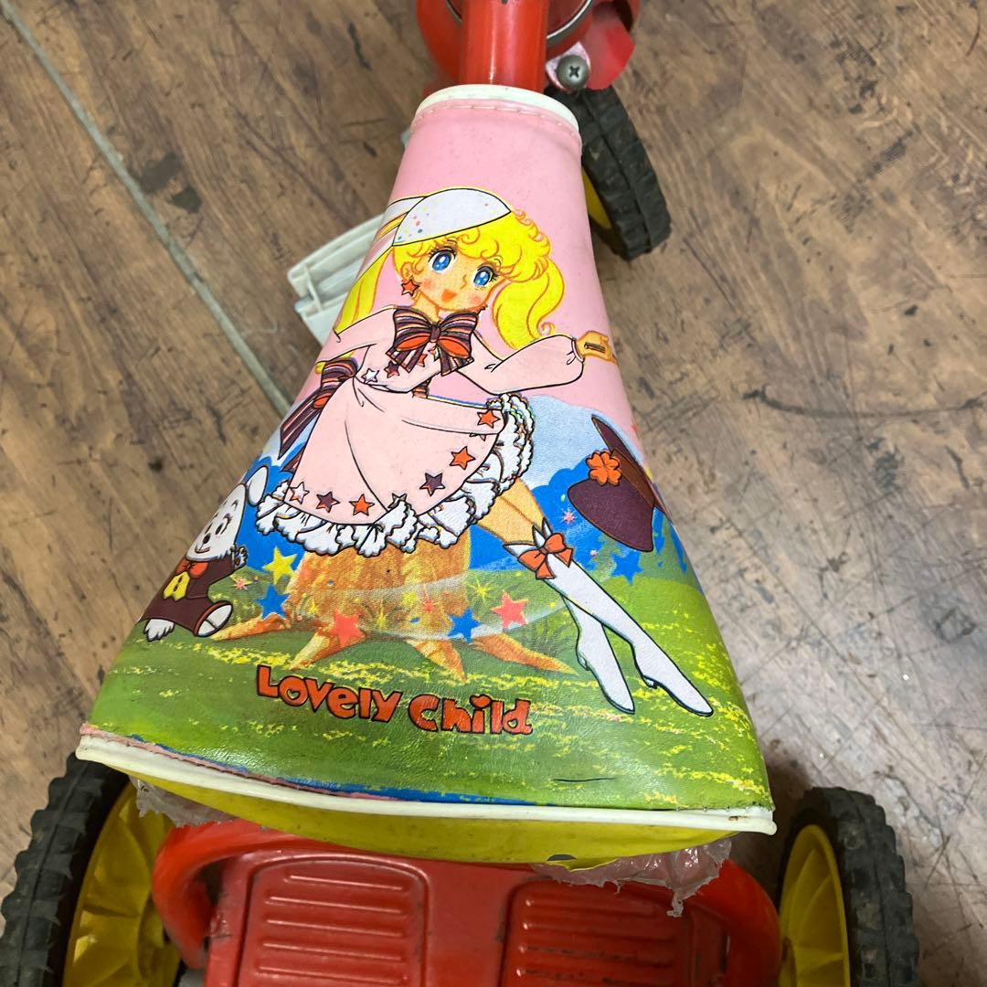 昭和レトロ バンビ ラブリーチャイルド ヴィンテージ 三輪車 レッド