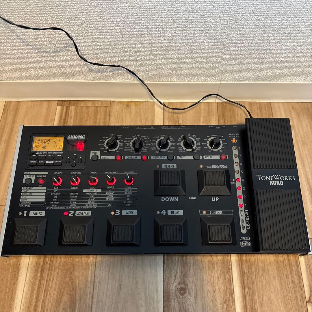 KORG AX3000G マルチエフェクター【中古】【ハードケース/おまけ付き