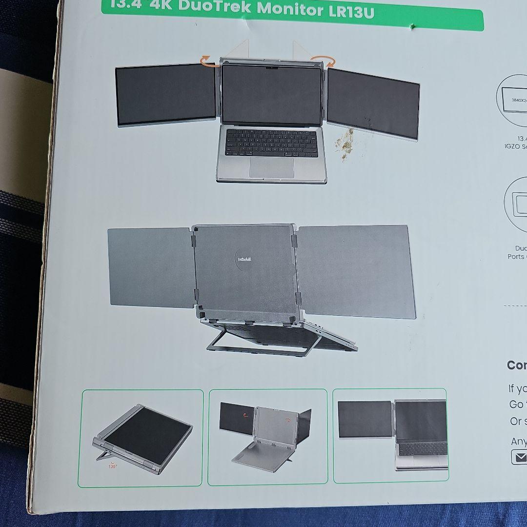 モニター台 Intehill 13.4\" 4K DuoTrek Monitor LR13U DuoTrek LR13U – Intehill