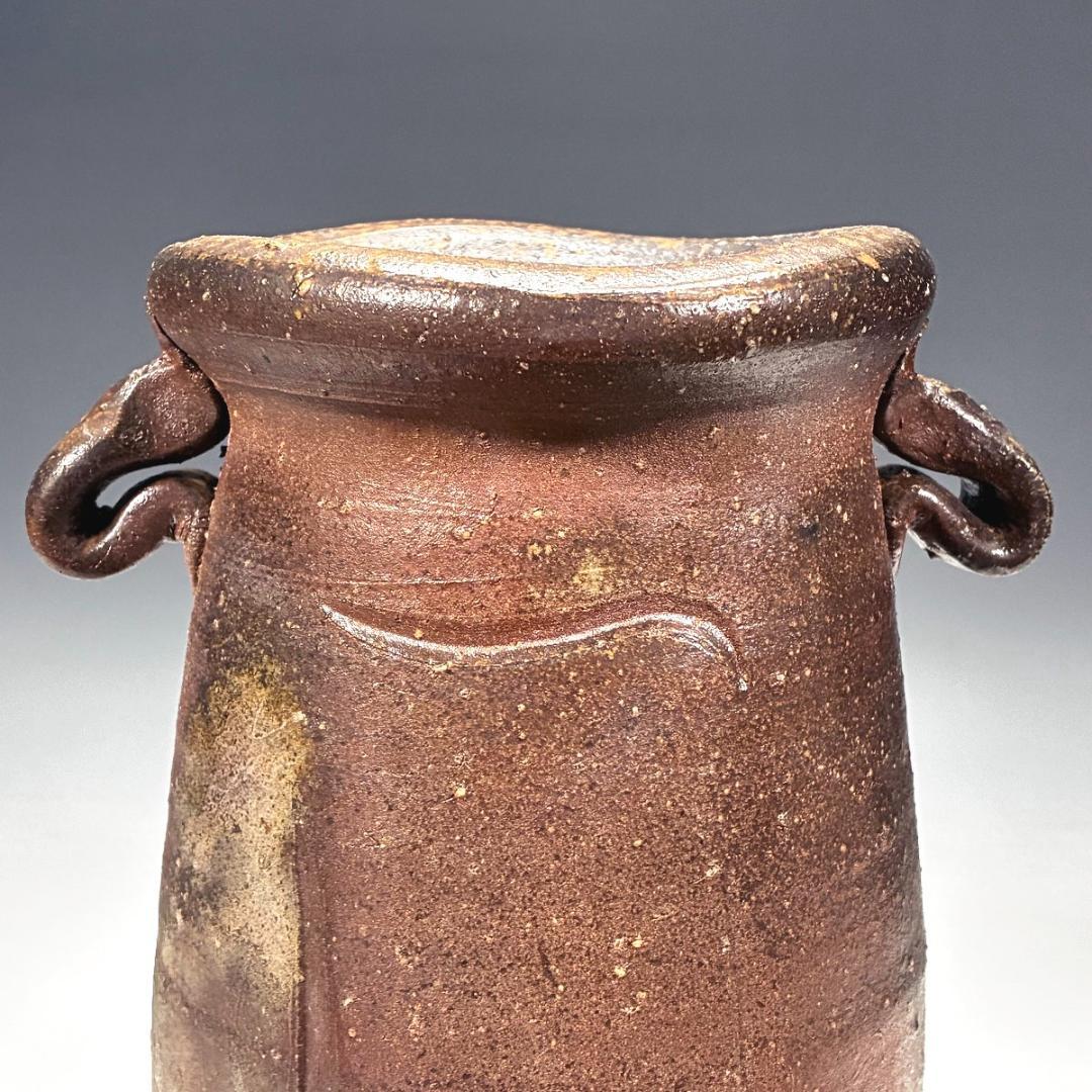 □備前焼 斉藤隆 作 花入 共箱あり 師：伊勢崎淳 - メルカリ