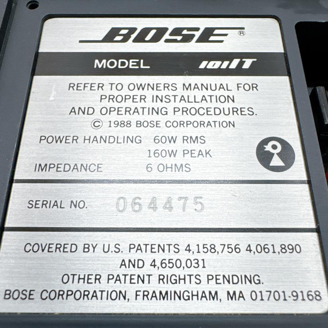 良品】BOSE ボーズ コンパクトスピーカー 101IT - メルカリ