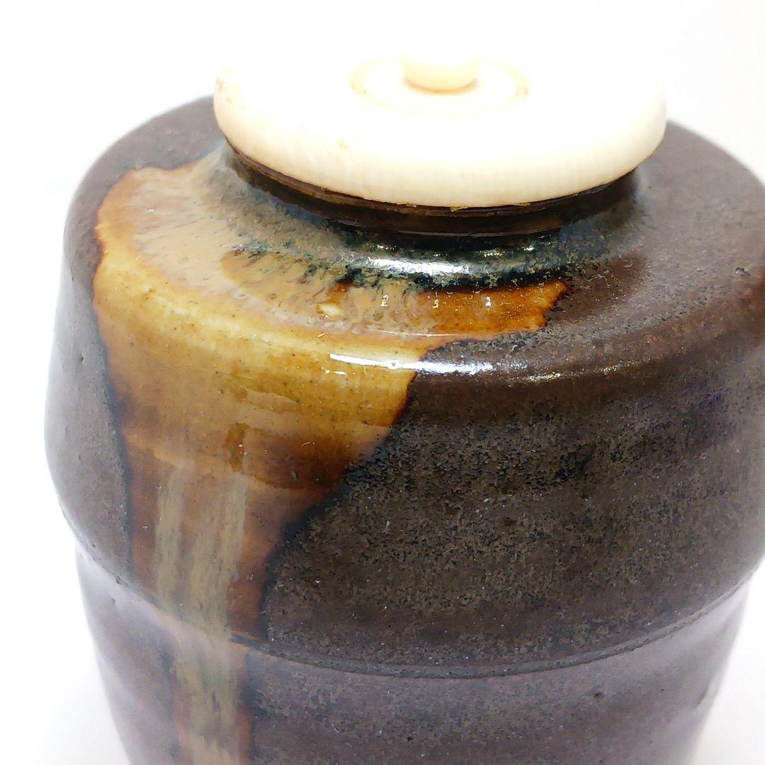Y3339-1 茶道具 桶谷定一 肩衝茶入 共箱・仕覆 - メルカリ