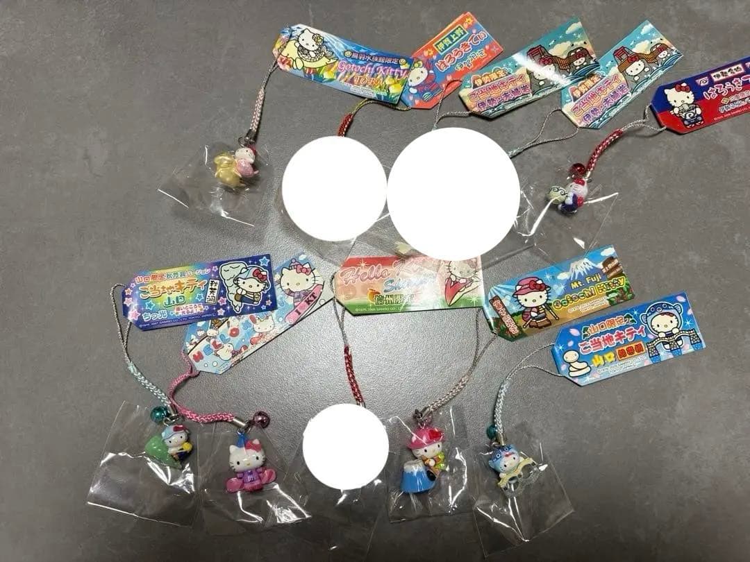 ご当地キティ 根付 ストラップ 年代物 地域限定