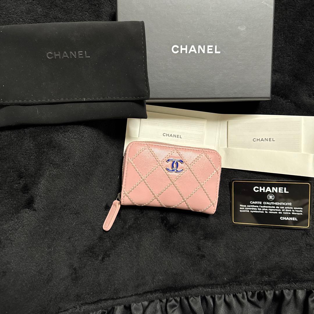 CHANEL ピンク  カードケース