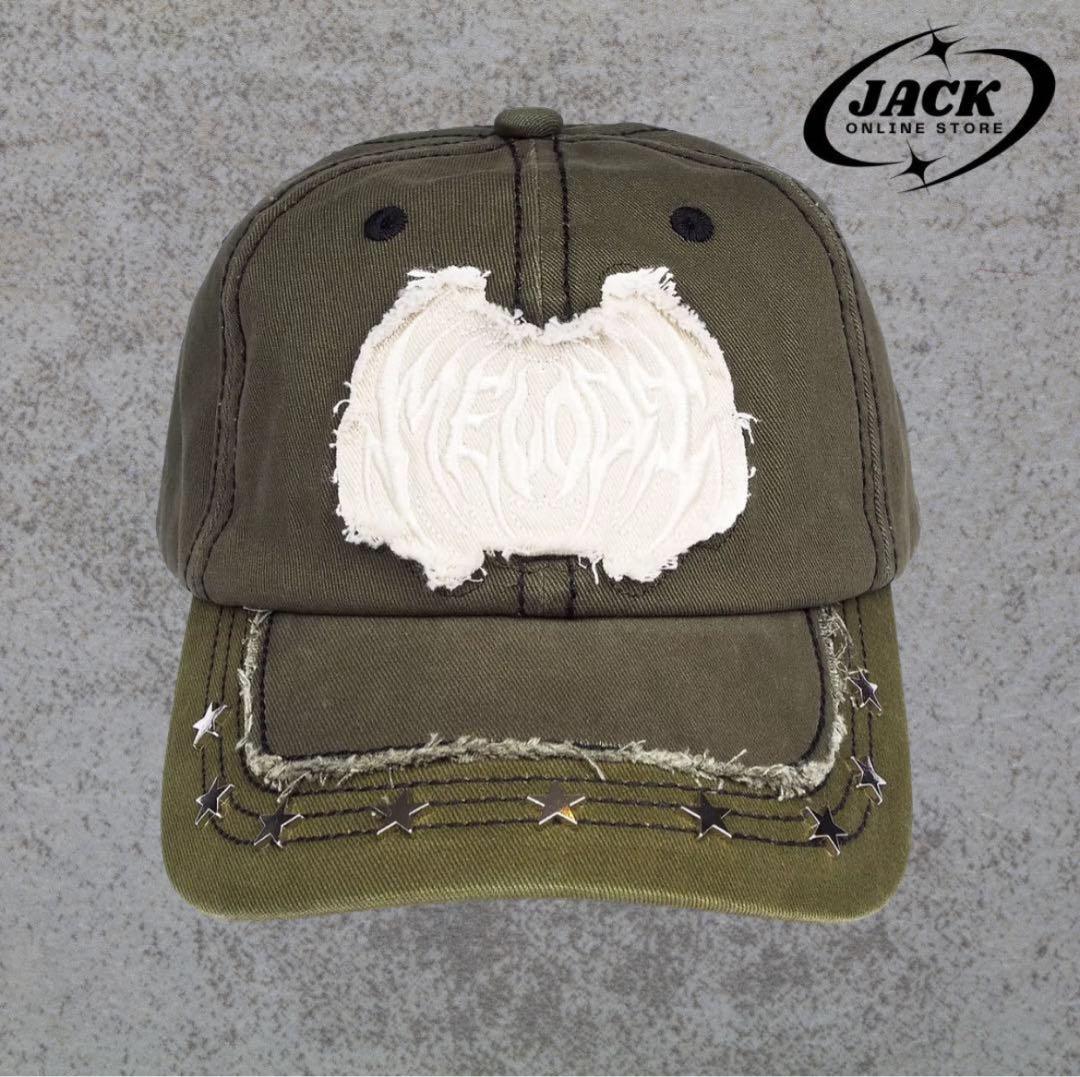 EC Melodi / Faded Green Star Studded Hat