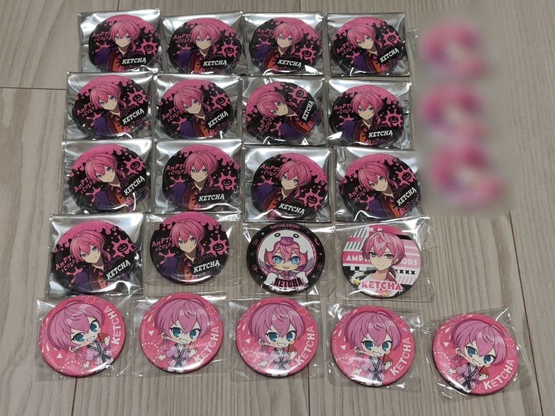 AMPTAK けちゃ 缶バッジ