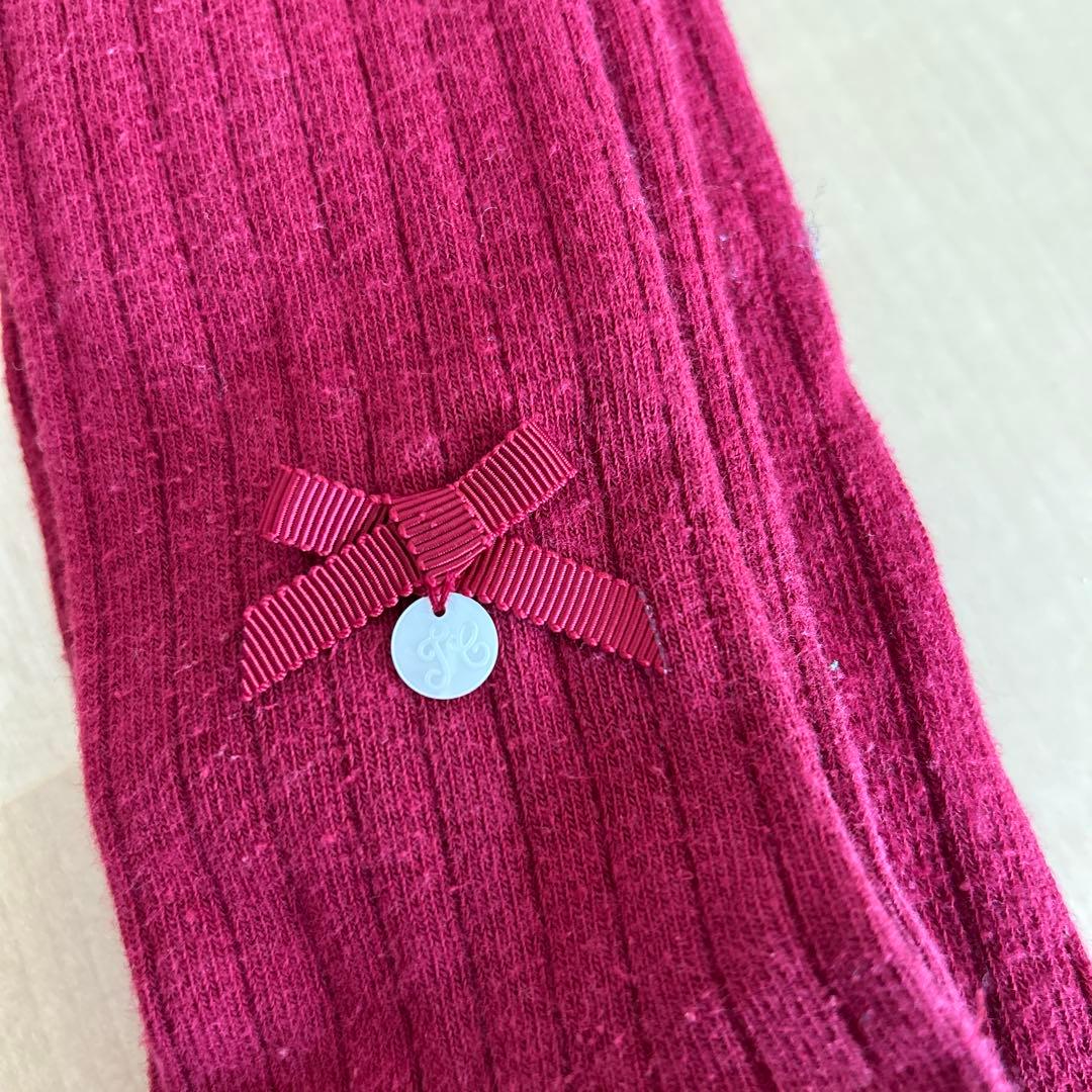 えり　美品　チェック柄スカート　タートル140 タイツ　セット