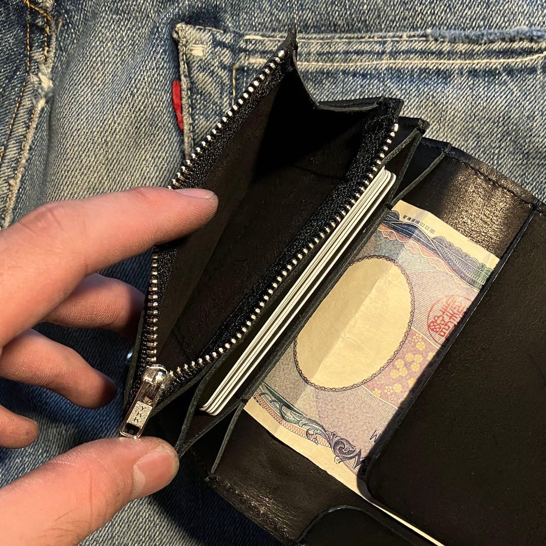 お札が折れない！ミドルトラッカーウォレット アポロコンチョ シルバー925