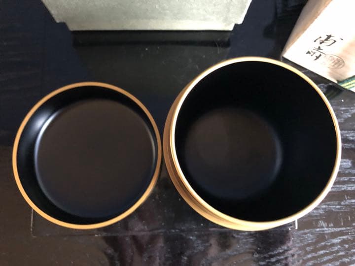 茶道具　漆芸　加州　二代目　山下甫斎作　扇面　大棗　銘有